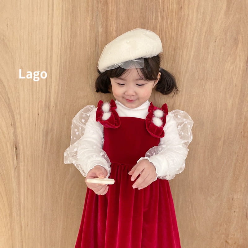 LAGO - Korean Children Fashion - #Kfashion4kids - Eve Frill One-piece