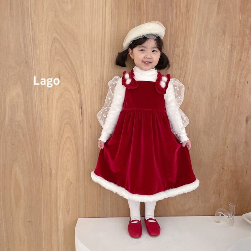 LAGO - Korean Children Fashion - #Kfashion4kids - Eve Frill One-piece - 4