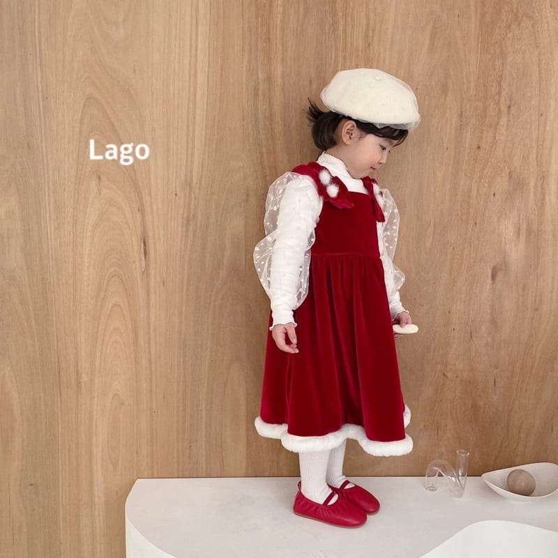 LAGO - Korean Children Fashion - #Kfashion4kids - Eve Frill One-piece - 6