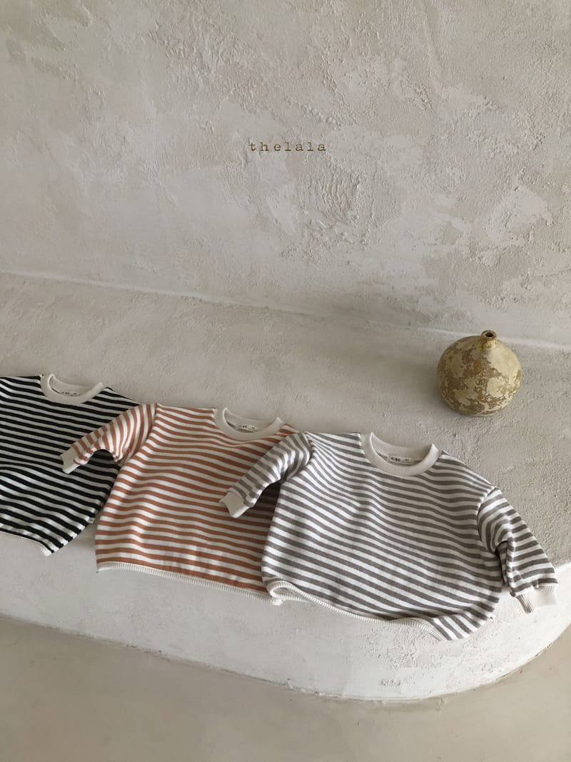 LALA - Korean Children Fashion - #Kfashion4kids - Stripes Sweatshirt