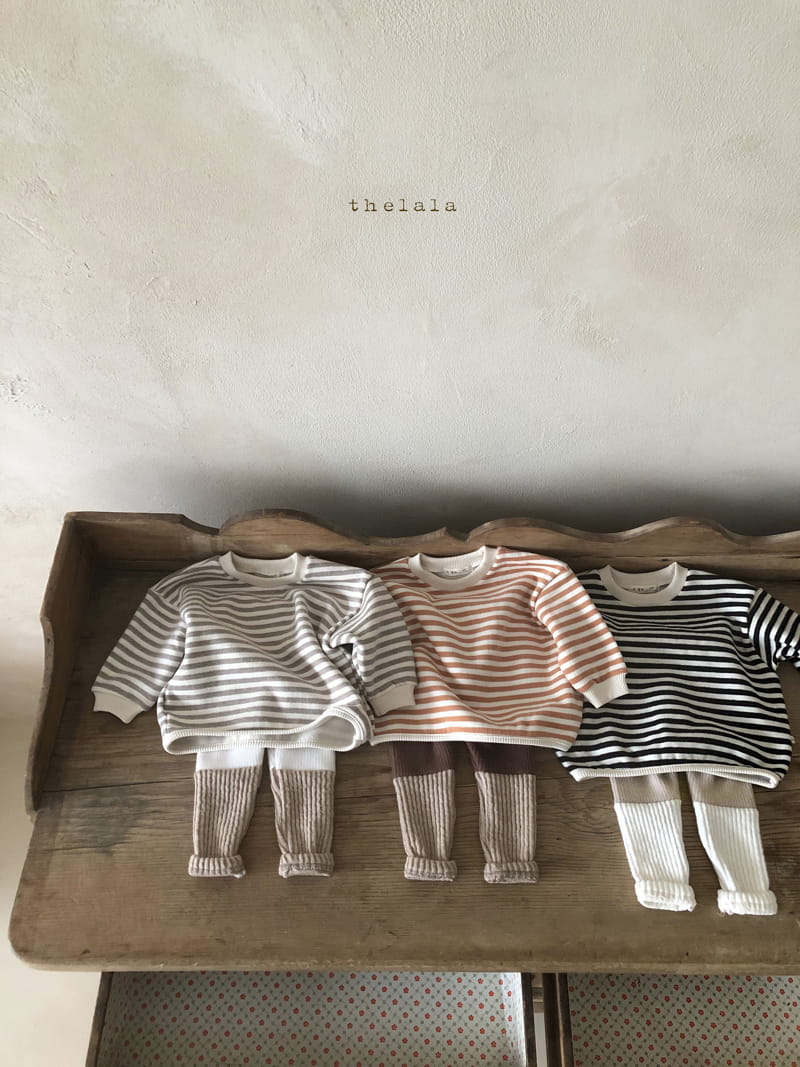 LALA - Korean Children Fashion - #Kfashion4kids - Stripes Sweatshirt - 5