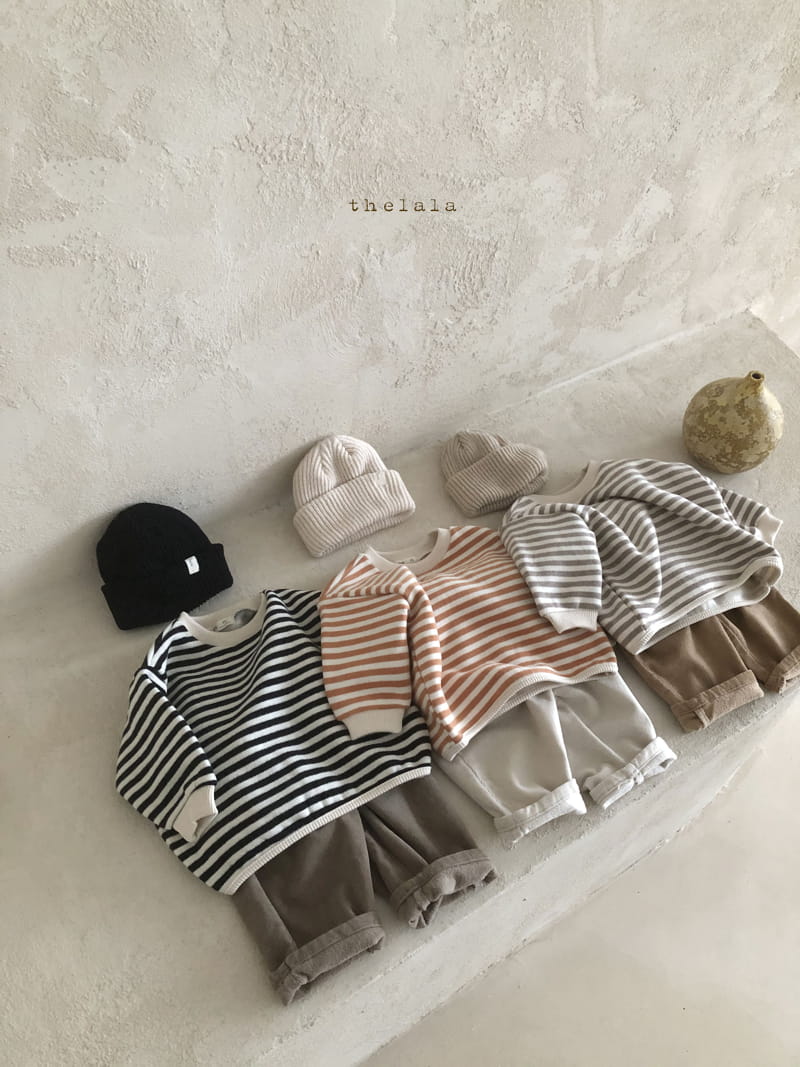 LALA - Korean Children Fashion - #Kfashion4kids - Stripes Sweatshirt - 8