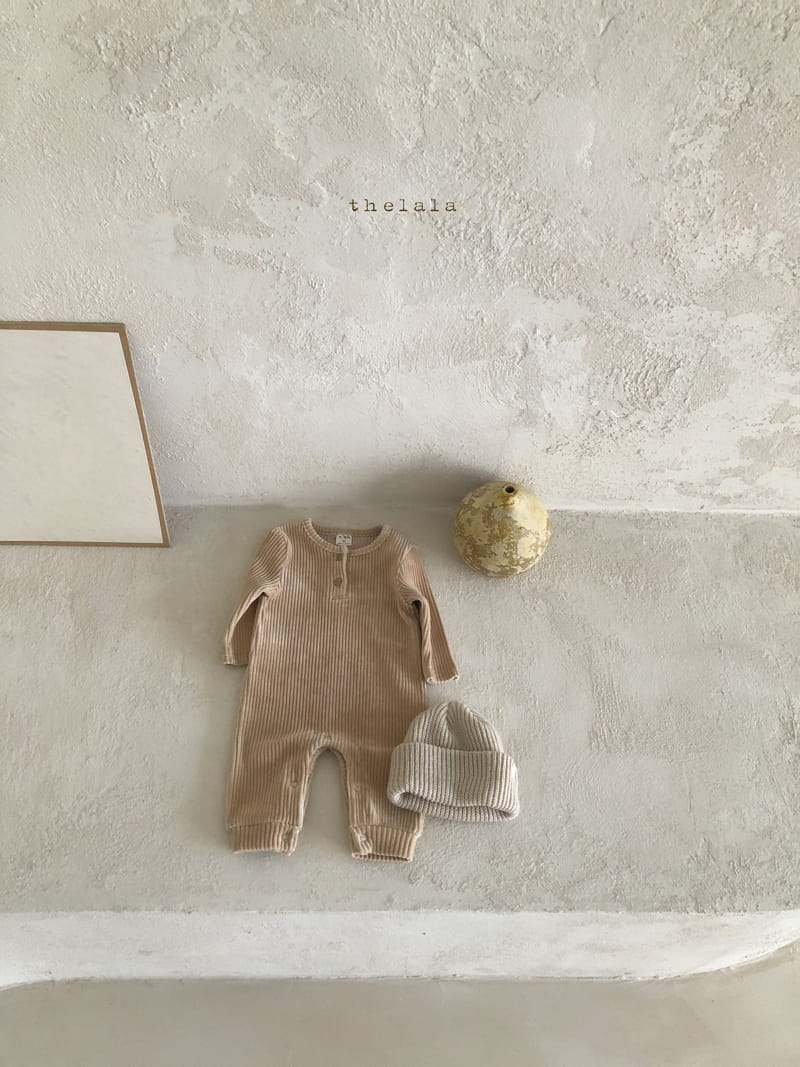 LALA - Korean Children Fashion - #Kfashion4kids - Veloure Rib Bodysuit - 6