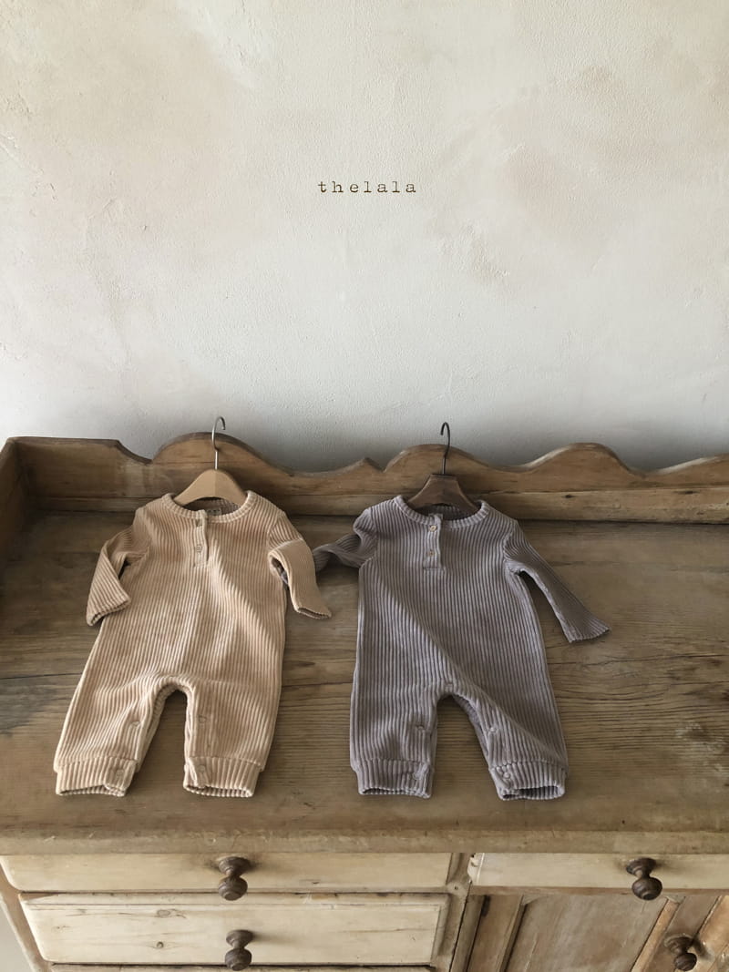 LALA - Korean Children Fashion - #Kfashion4kids - Veloure Rib Bodysuit - 8