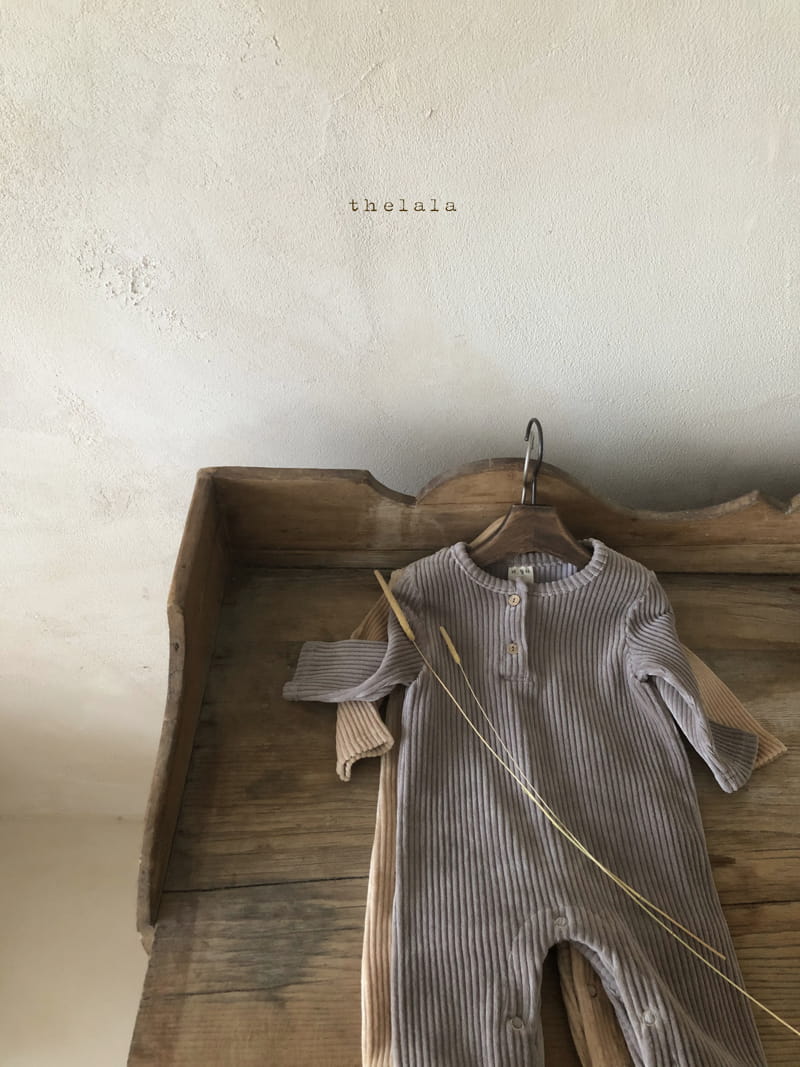 LALA - Korean Children Fashion - #Kfashion4kids - Veloure Rib Bodysuit - 9