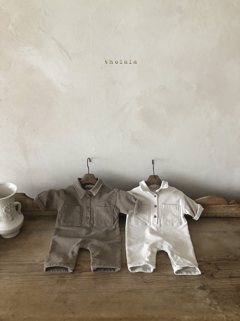 LALA - Korean Children Fashion - #Kfashion4kids - Rib Pocket Bodysuit - 3