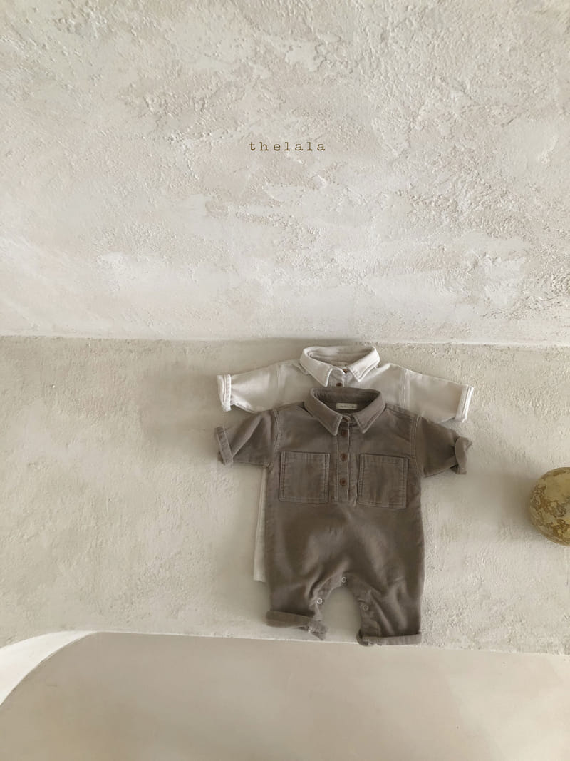LALA - Korean Children Fashion - #Kfashion4kids - Rib Pocket Bodysuit - 8