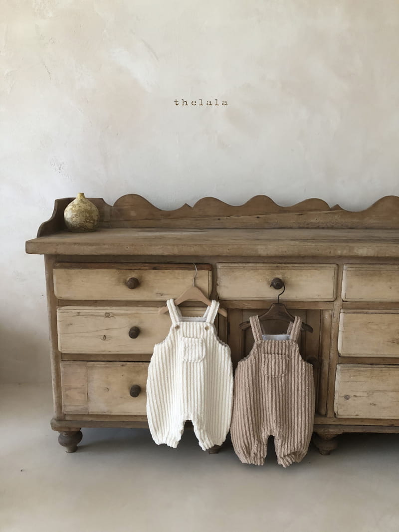 LALA - Korean Children Fashion - #Kfashion4kids - Wood Dungaree Bodysuit - 5