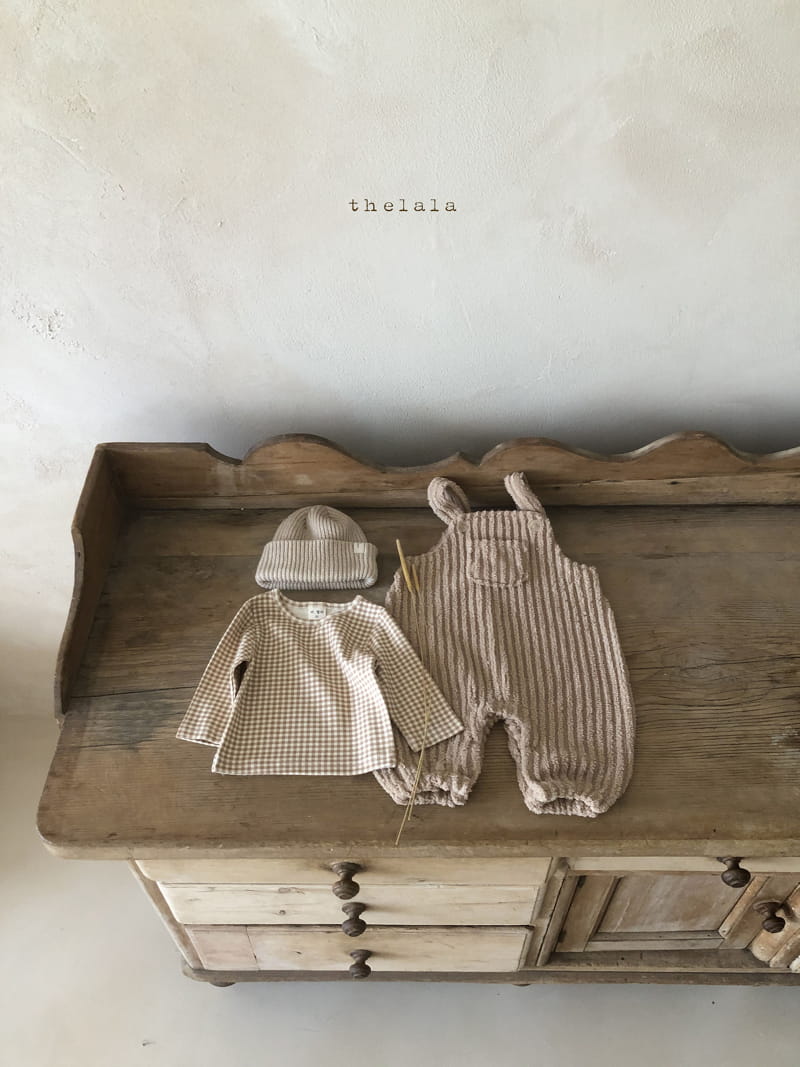 LALA - Korean Children Fashion - #Kfashion4kids - Wood Dungaree Bodysuit - 7