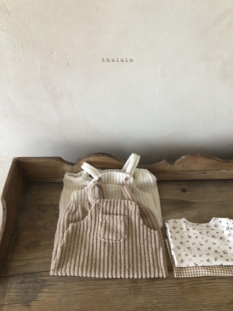LALA - Korean Children Fashion - #Kfashion4kids - Wood Dungaree Bodysuit - 8