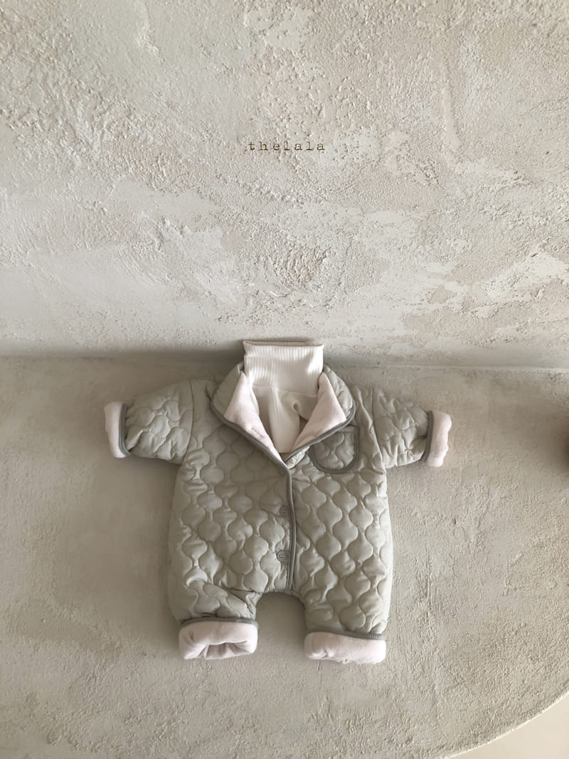 LALA - Korean Children Fashion - #Kfashion4kids - Wave Padding Bodysuit - 3