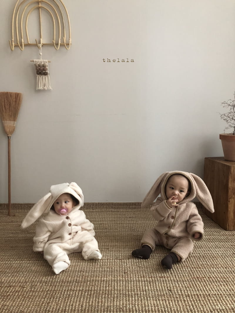 LALA - Korean Children Fashion - #Kfashion4kids - Puff Rabbit Bodysuit - 2