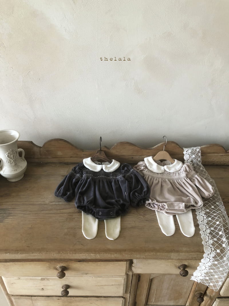 LALA - Korean Children Fashion - #Kfashion4kids - Velvet Bodysuit - 4