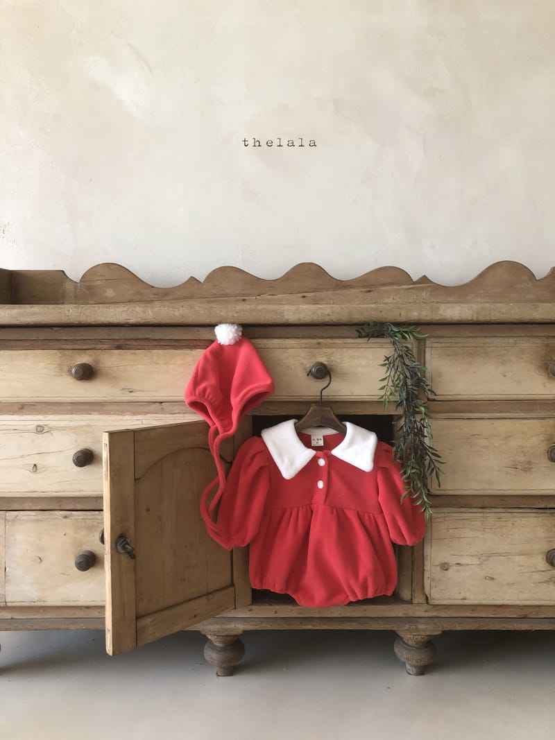 LALA - Korean Children Fashion - #Kfashion4kids - Merry Bodysuit with Bonnet - 4