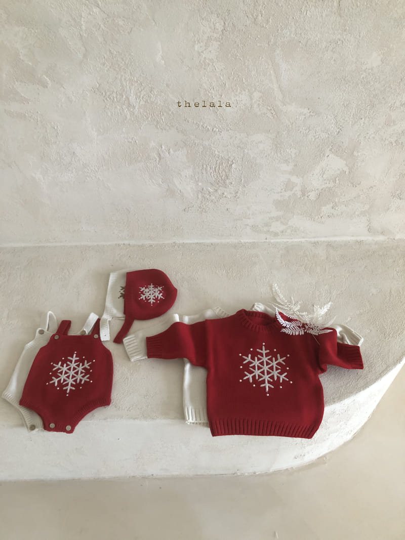 LALA - Korean Children Fashion - #Kfashion4kids - Snow Flower Knit Bonnet - 3