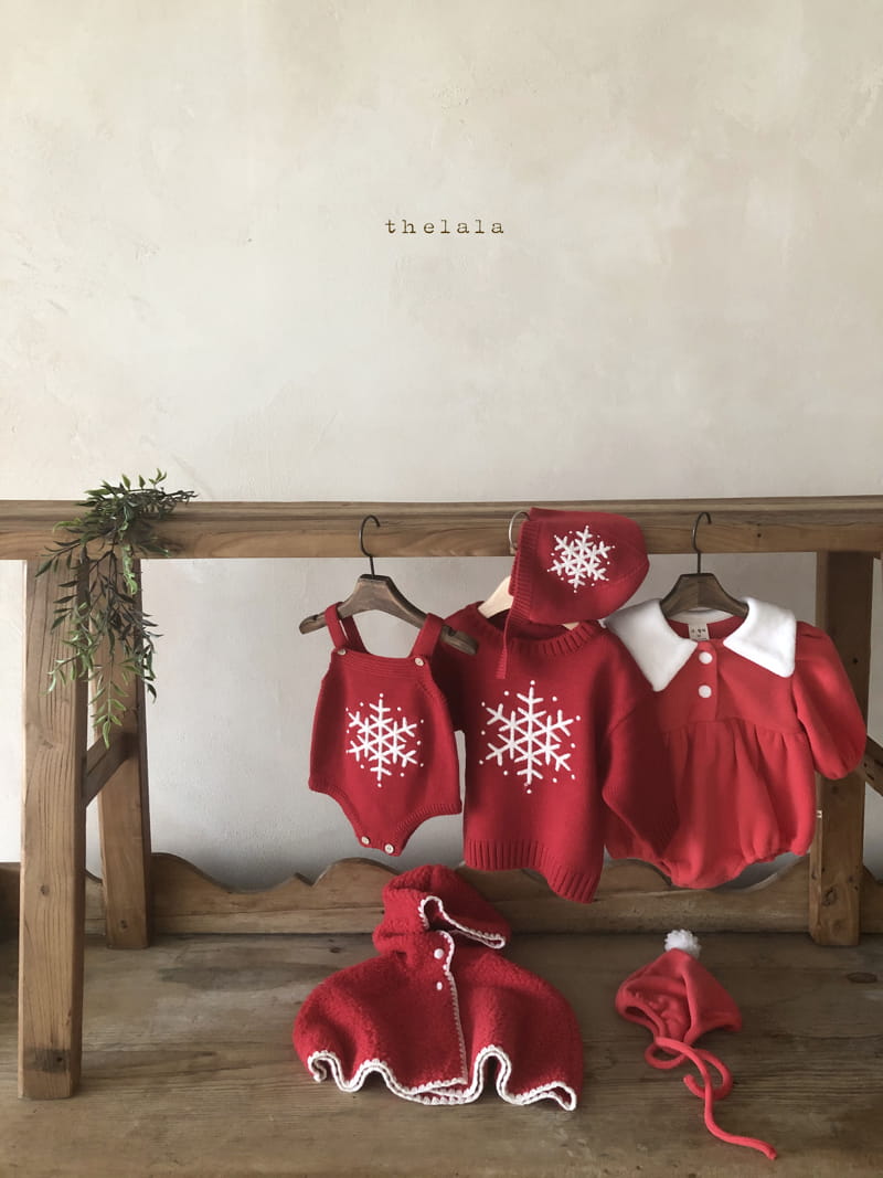 LALA - Korean Children Fashion - #Kfashion4kids - Flower Snow Knit Tee - 12