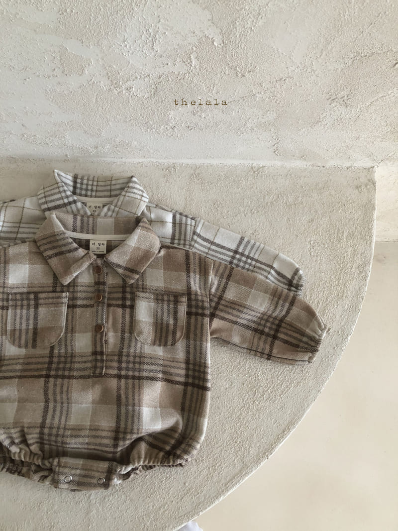 LALA - Korean Children Fashion - #Kfashion4kids - Check Bodysuit - 7