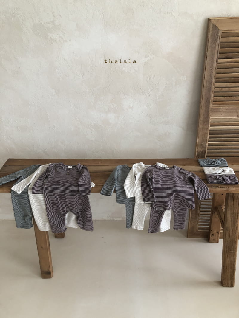 LALA - Korean Children Fashion - #Kfashion4kids - Willy Stripes Easywear - 3