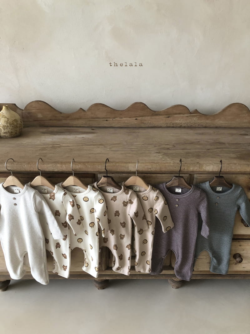 LALA - Korean Children Fashion - #Kfashion4kids - Willy Stripes Bodysuit
