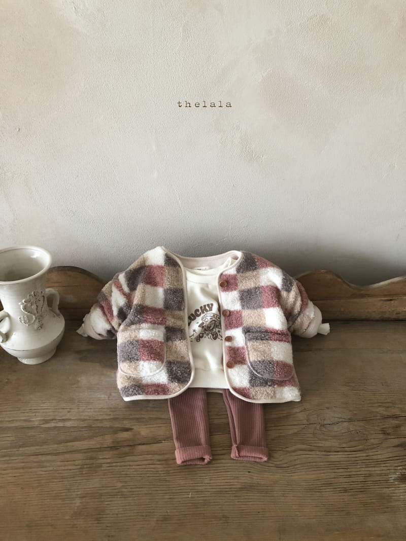 LALA - Korean Children Fashion - #Kfashion4kids - Rib Fleece Leggings