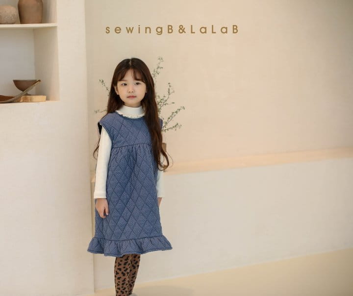 LALAB - Korean Children Fashion - #Kfashion4kids - Small Flower One-piece