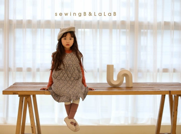 LALAB - Korean Children Fashion - #Kfashion4kids - Small Flower One-piece - 4
