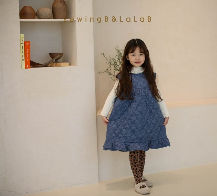 LALAB - Korean Children Fashion - #Kfashion4kids - Small Flower One-piece - 5