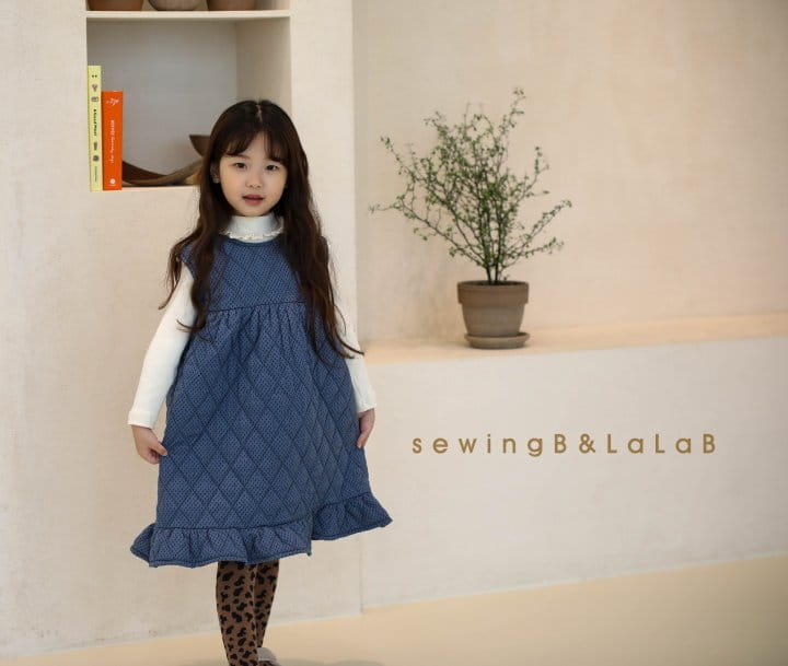 LALAB - Korean Children Fashion - #Kfashion4kids - Small Flower One-piece - 6