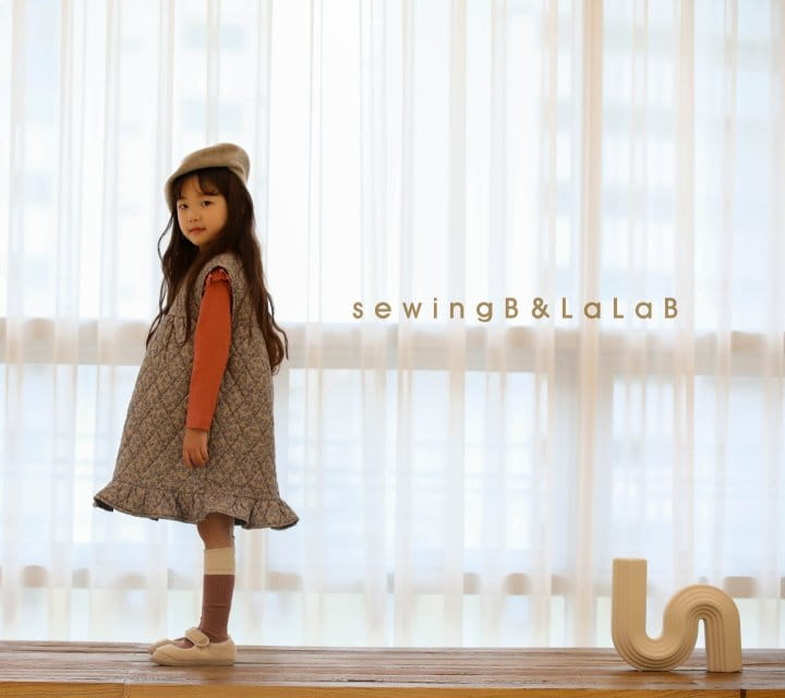 LALAB - Korean Children Fashion - #Kfashion4kids - Small Flower One-piece - 7