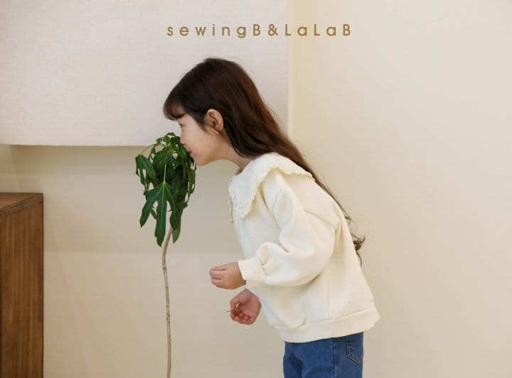 LALAB - Korean Children Fashion - #Kfashion4kids - Embroidery Shirring Blouse Sweatshirt