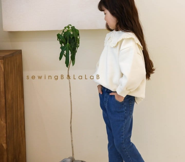 LALAB - Korean Children Fashion - #Kfashion4kids - Embroidery Shirring Blouse Sweatshirt - 5