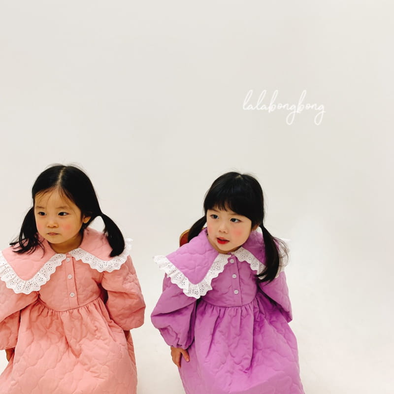 LALABONGBONG - Korean Children Fashion - #Kfashion4kids - Quilting One-piece - 3
