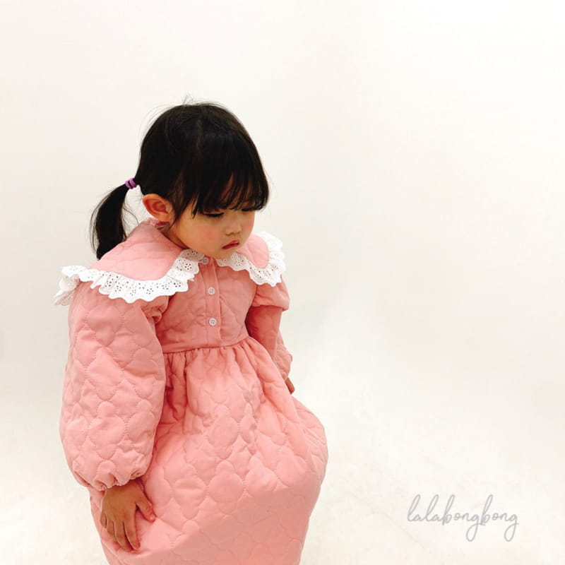 LALABONGBONG - Korean Children Fashion - #Kfashion4kids - Quilting One-piece - 6