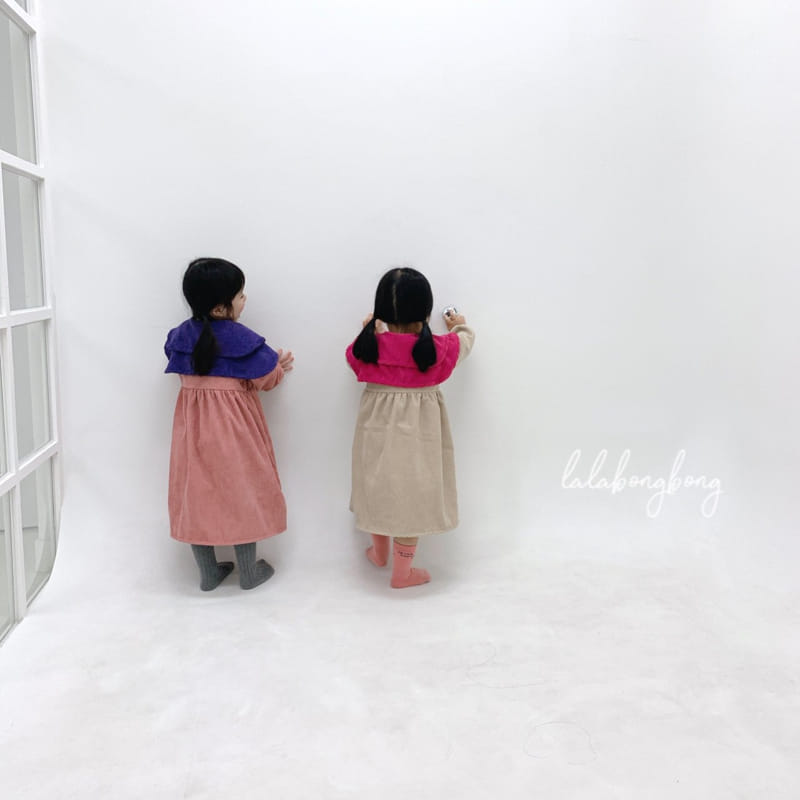 LALABONGBONG - Korean Children Fashion - #Kfashion4kids - Cozy Collar One-piece - 3