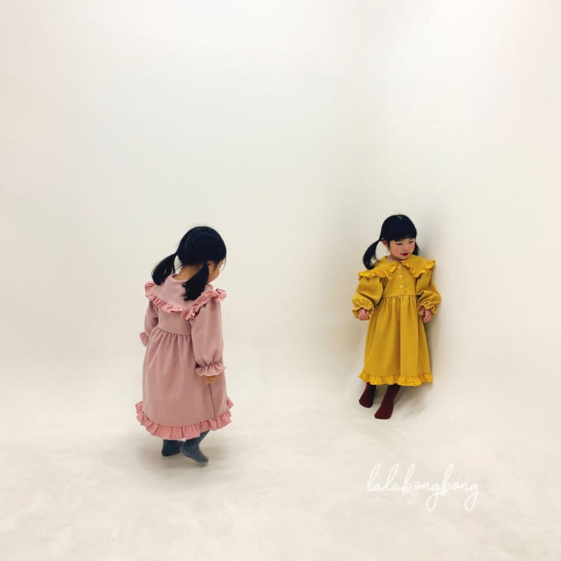 LALABONGBONG - Korean Children Fashion - #Kfashion4kids - Pretty Collar One-piece - 6