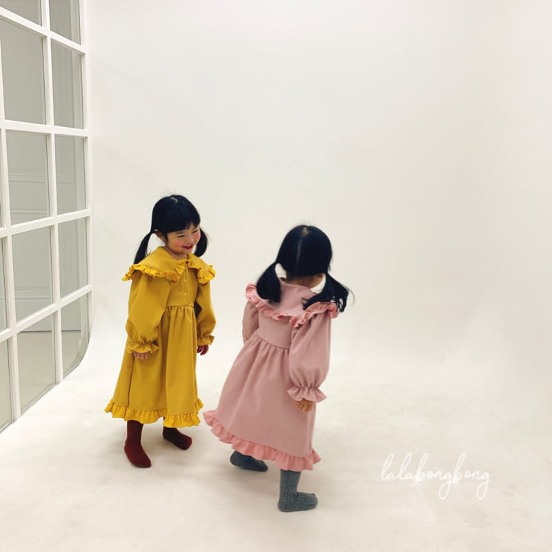 LALABONGBONG - Korean Children Fashion - #Kfashion4kids - Pretty Collar One-piece - 9
