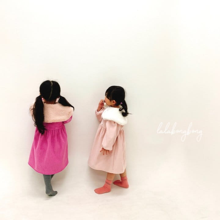 LALABONGBONG - Korean Children Fashion - #Kfashion4kids - Fluffy Collar - 2