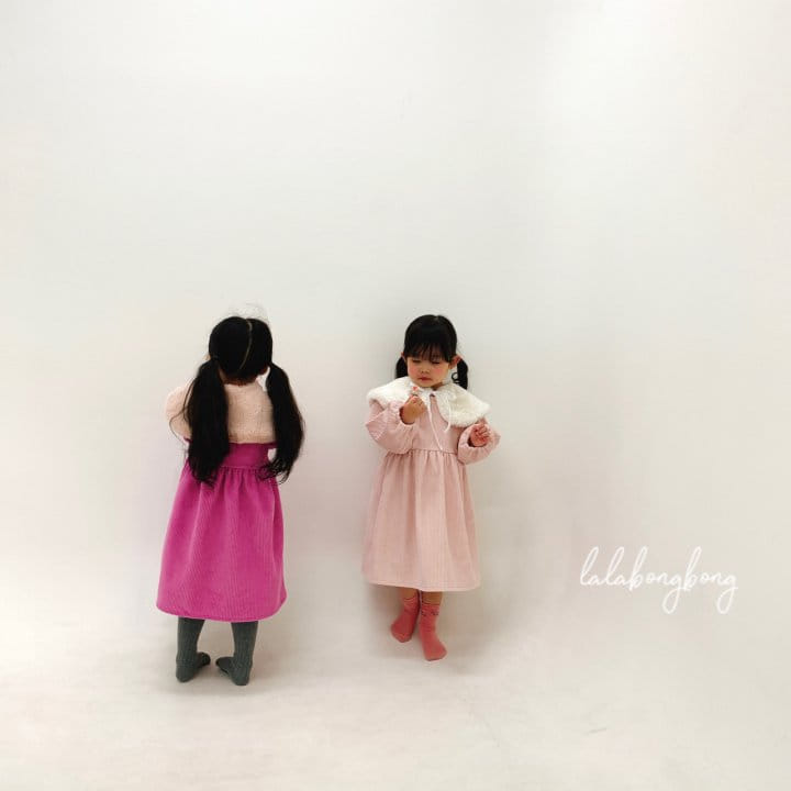 LALABONGBONG - Korean Children Fashion - #Kfashion4kids - Fluffy Collar - 4