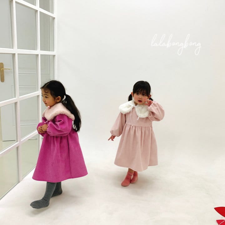 LALABONGBONG - Korean Children Fashion - #Kfashion4kids - Fluffy Collar - 5