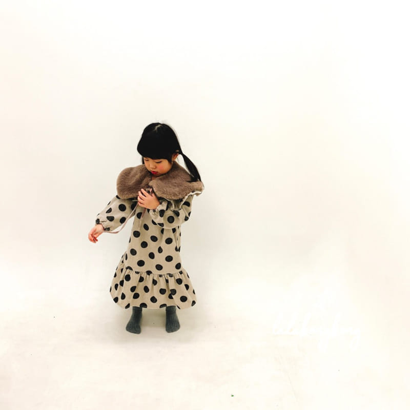 LALABONGBONG - Korean Children Fashion - #Kfashion4kids - Rib Dot One-piece - 8