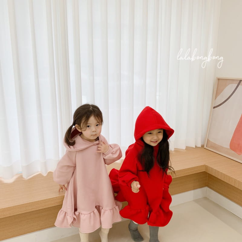 LALABONGBONG - Korean Children Fashion - #Kfashion4kids - Chacha Hoody One-piece - 4