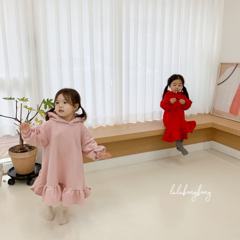 LALABONGBONG - Korean Children Fashion - #Kfashion4kids - Chacha Hoody One-piece - 5
