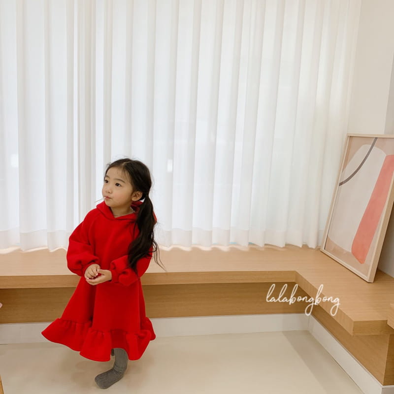 LALABONGBONG - Korean Children Fashion - #Kfashion4kids - Chacha Hoody One-piece - 6