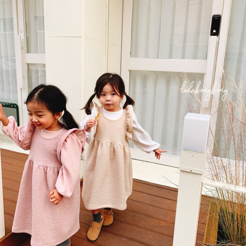 LALABONGBONG - Korean Children Fashion - #Kfashion4kids - Sleeveless Vely One-piece - 3