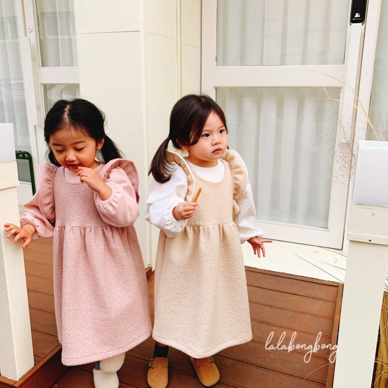 LALABONGBONG - Korean Children Fashion - #Kfashion4kids - Sleeveless Vely One-piece - 4