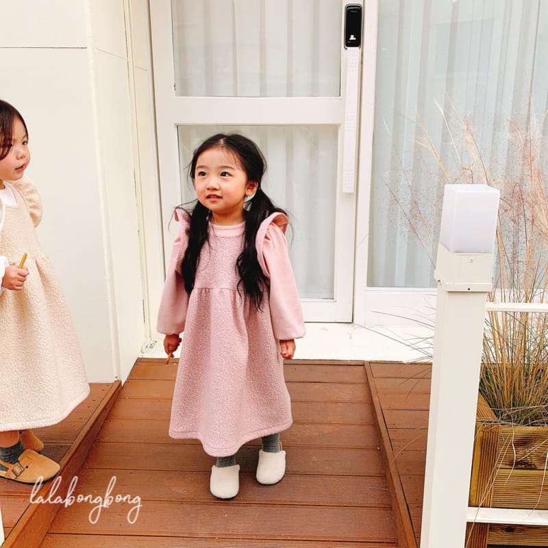 LALABONGBONG - Korean Children Fashion - #Kfashion4kids - Sleeveless Vely One-piece - 6