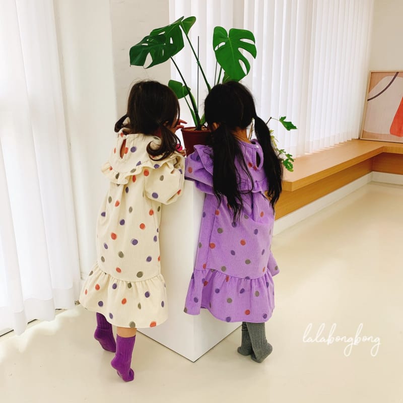 LALABONGBONG - Korean Children Fashion - #Kfashion4kids - Vivid Dot One-piece - 10