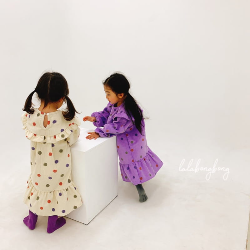 LALABONGBONG - Korean Children Fashion - #Kfashion4kids - Vivid Dot One-piece - 5