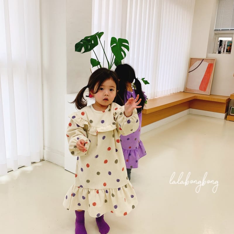 LALABONGBONG - Korean Children Fashion - #Kfashion4kids - Vivid Dot One-piece - 9