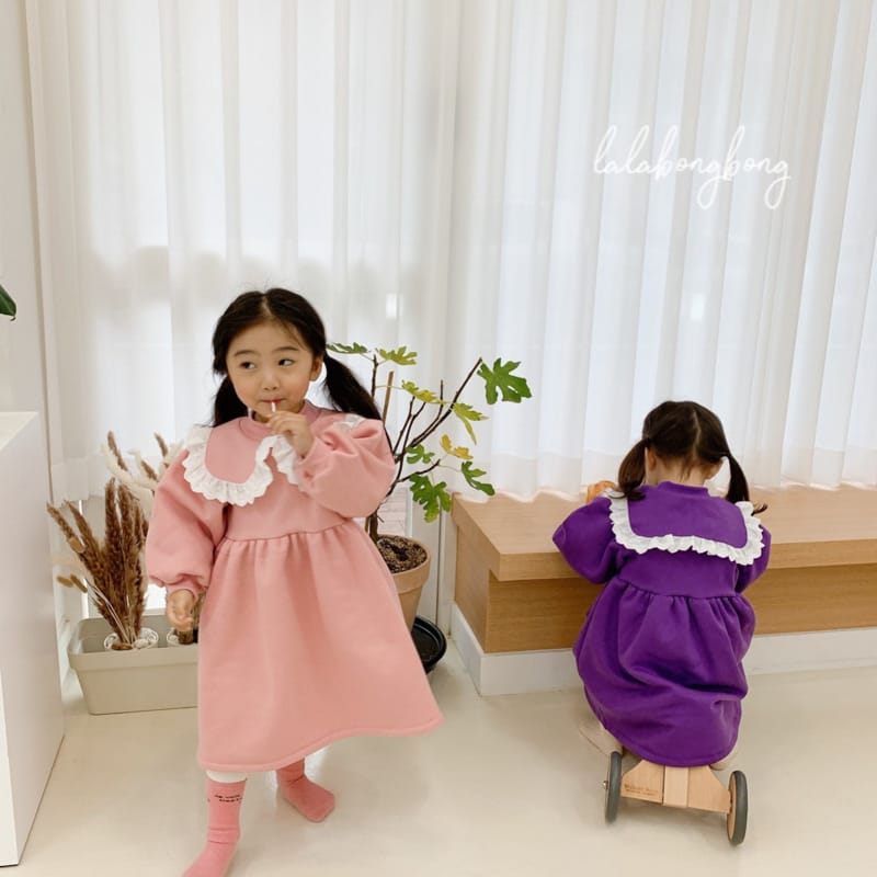 LALABONGBONG - Korean Children Fashion - #Kfashion4kids - Cuty Collar One-piece - 10